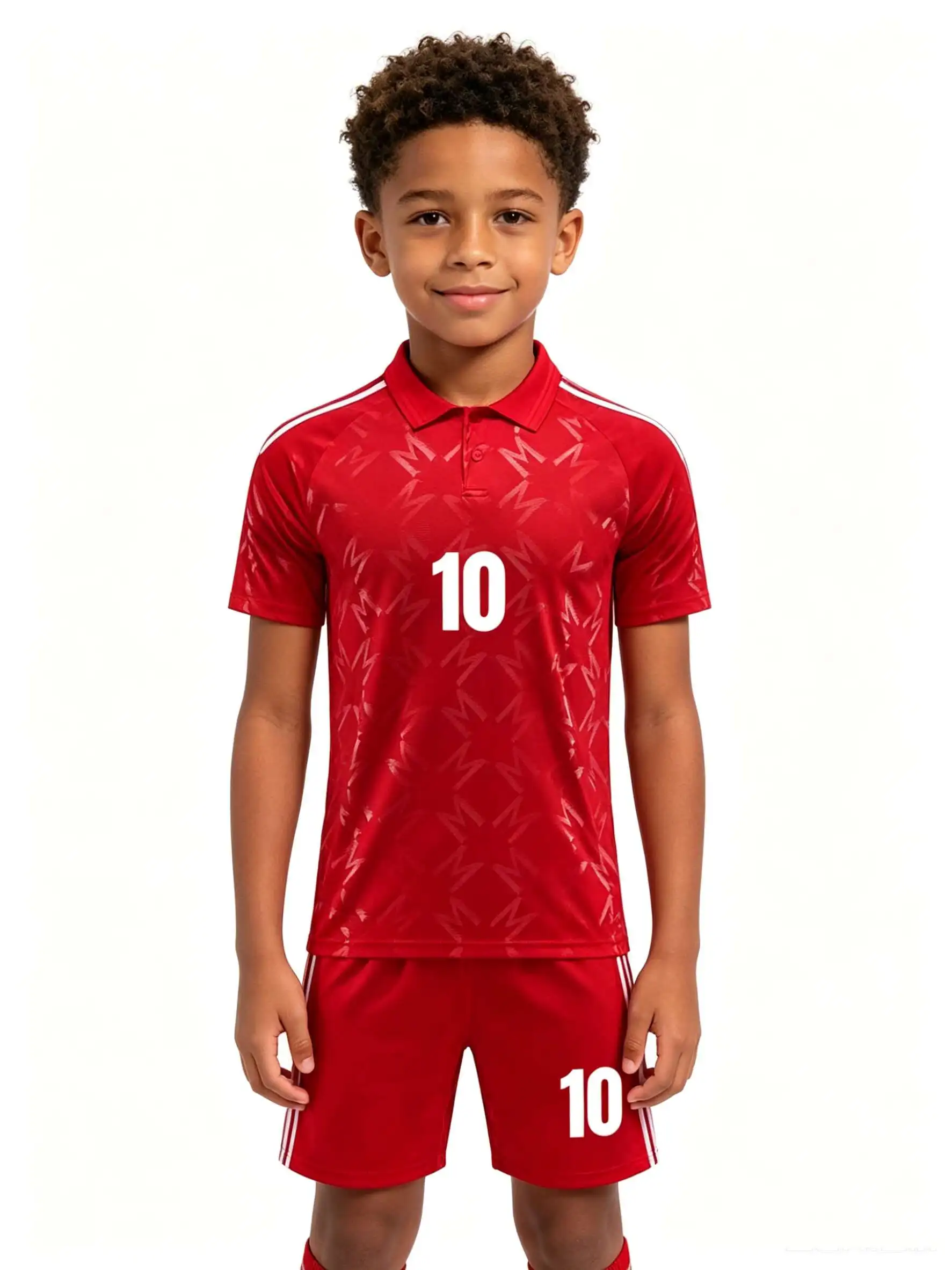 New 26/27 Unisex Blank Soccer 2‑Piece Set, Kids Adults ‑Child Kit, Custom No.1 7 8 9 10 for School Outdoor Team Sports