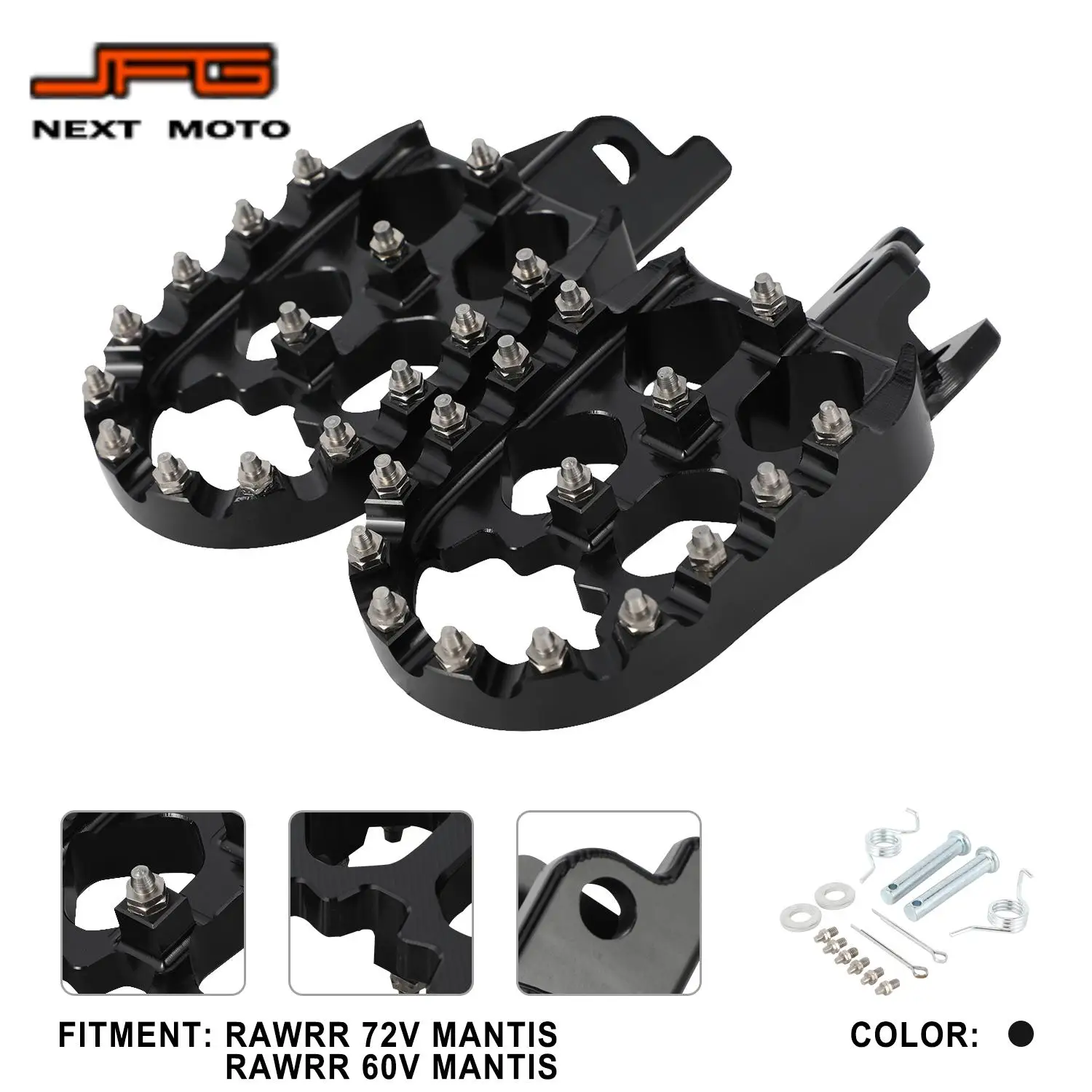 

Подставка для ног для мотоцикла, подножка, электрический велосипед для бездорожья для RAWRR 72 В, Mantis для RAWRR 60 В, мотокросс JFG, алюминиевые прочные детали
