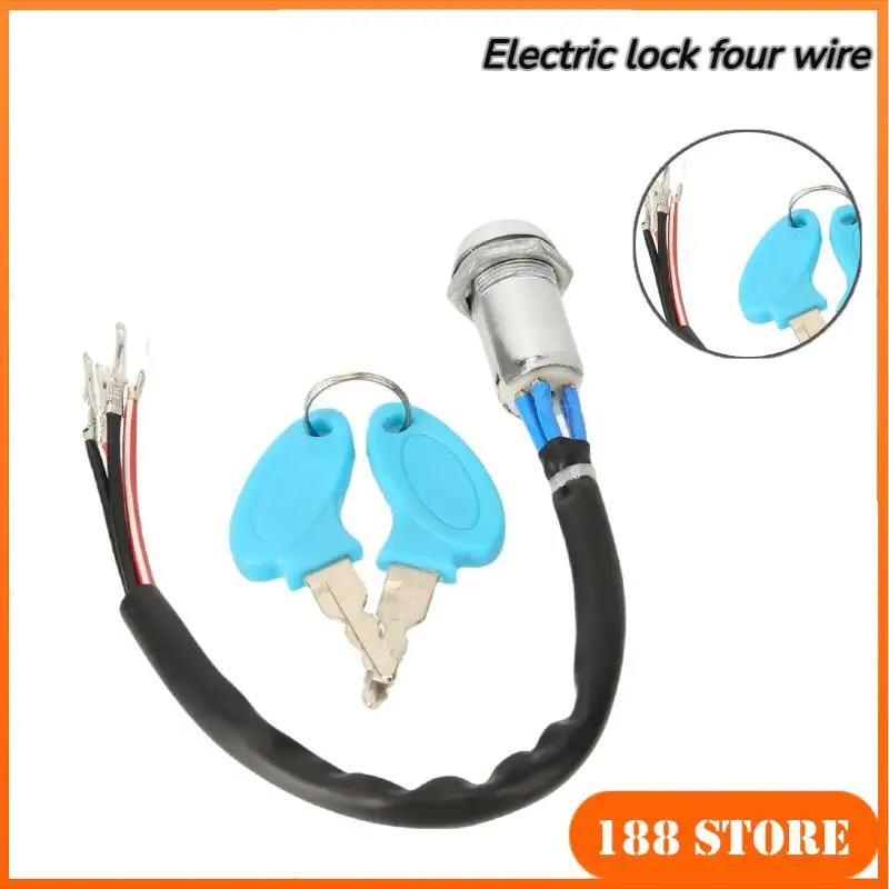 

Scooter & ATV – Direct Fit & Reliable Performance 4 Wire Ignition Key Switch Replacement Kit for 2 Stroke Quad Bike