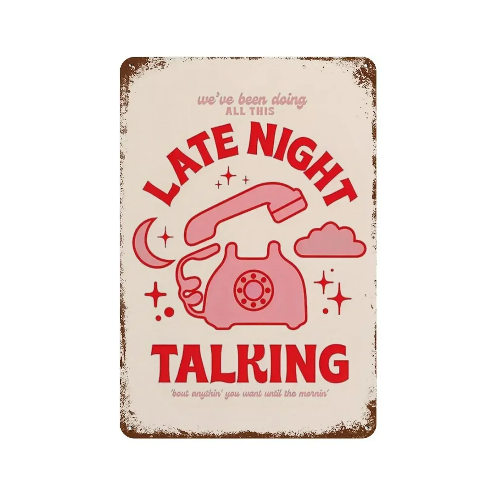 هاريس أنماط كلمات المعادن يغني ملصق فني ضوء النهار غرامة خط ألبوم Blechschild Musik Sänger شريط المنزل عصا Moderne Ésthetik