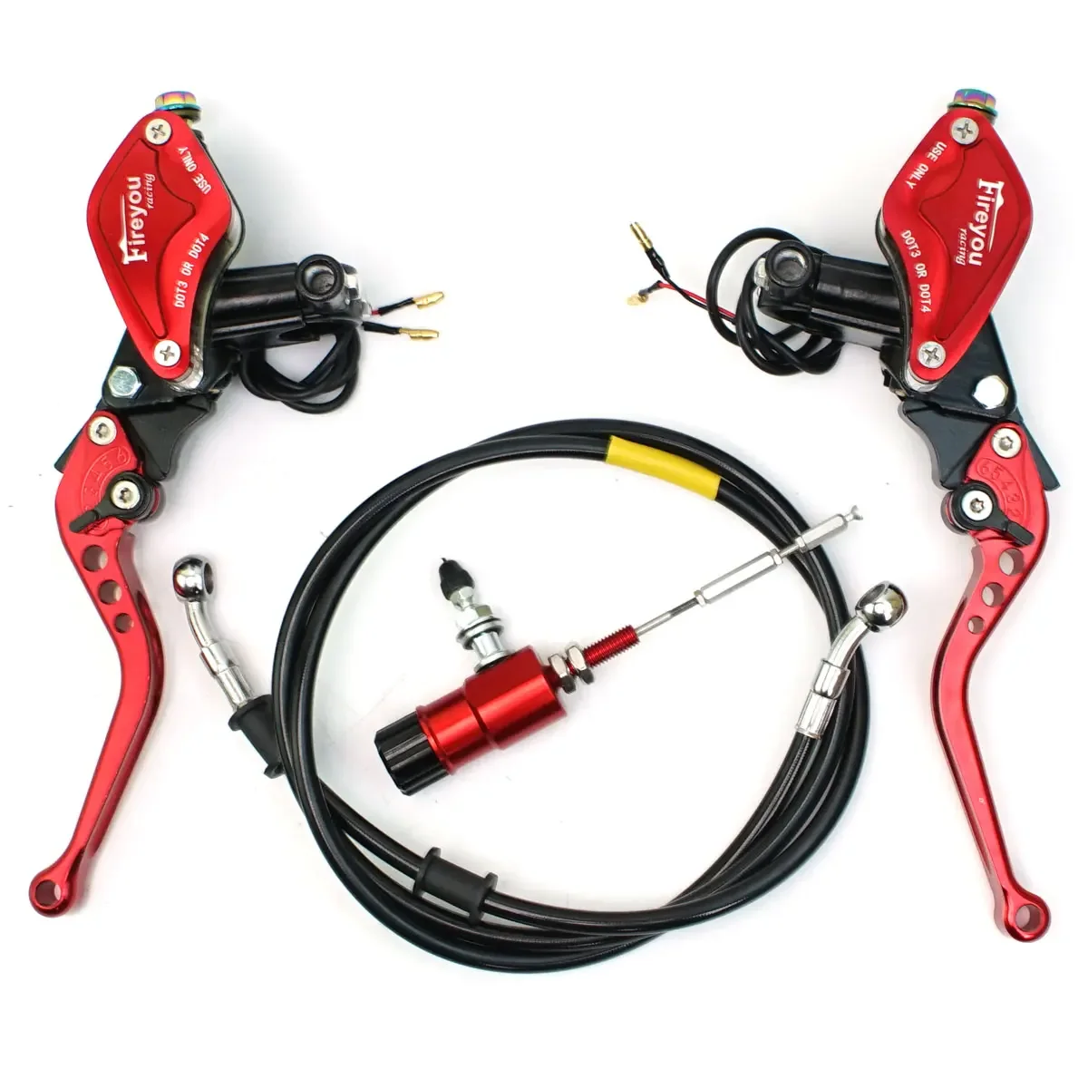 22mm CNC Motocyklowy hydrauliczny cylinder hamulcowy Zestaw dźwigni hamulca do wyścigów Dirt Bike Sport Bike Scooter Motocross Off Road