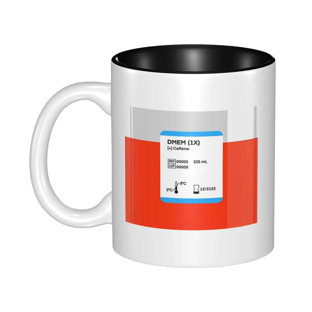 Cell Media Caffeine Novelty Science Mug Mug Funny Ceramic Coffee Cups Tea Mugs Milk Cup Drinkware Gift for Friends