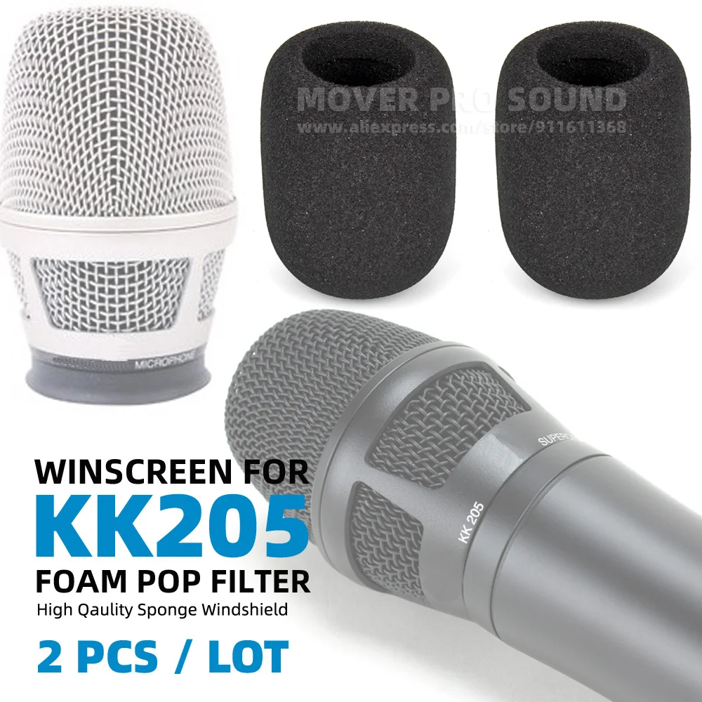 Windshield Sponge Mic Foam For SENNHEISER KK205 EWG4 EW 500 EW500 G4 KK 205 G 4 Windproof Microphone Pop Filter Cover Windscreen