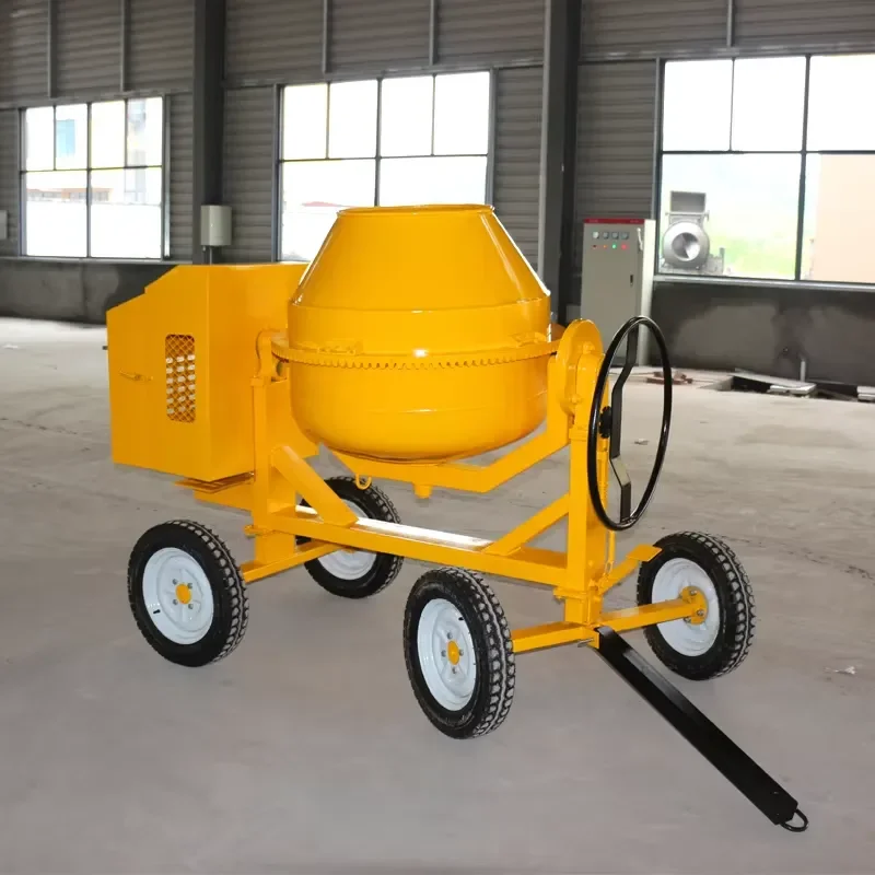 275kg Diesel Concrete Mixer for Small Project On Site Mixing Stable Operation