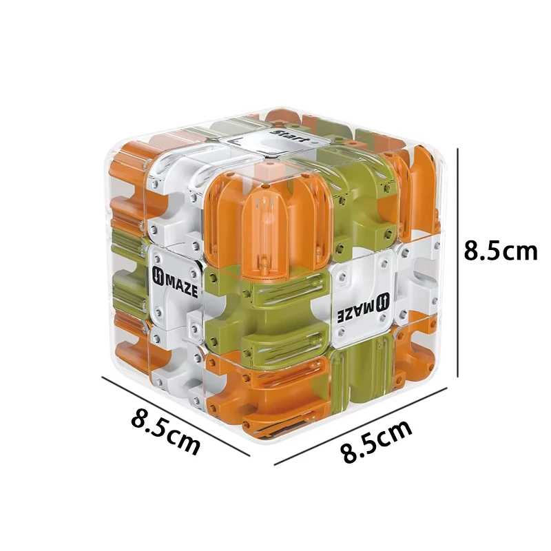 3D Labyrinth Zauberwürfel Zappeln Spielzeug Kind Labyrinth Rolling Ball Puzzle Zauberwürfel Logisches Denken Antistress Bildung Spielzeug