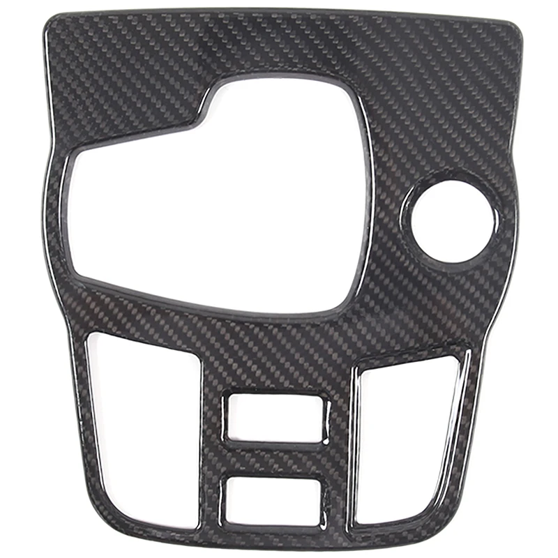 For Jaguar F-TYPE 2013-2025 Car Central Shift Control Frame Shift Panel Cover Genuine Carbon Fiber Car Interior Accessories LHD