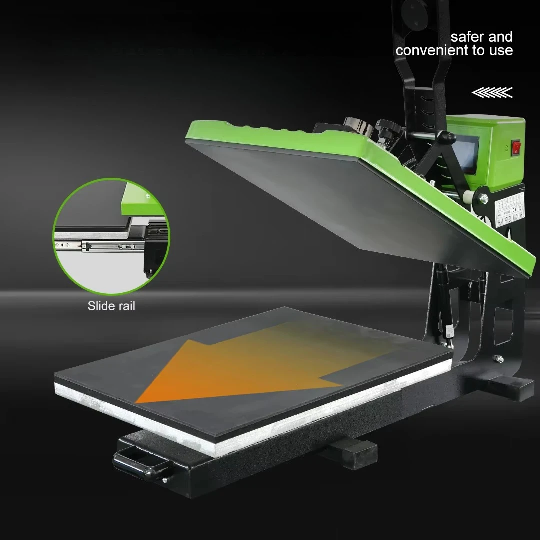 Auplex flat 40 * 60cm automatic opening with slide out drawer free delivery hot press large machine 16x24 automatic opening AP17