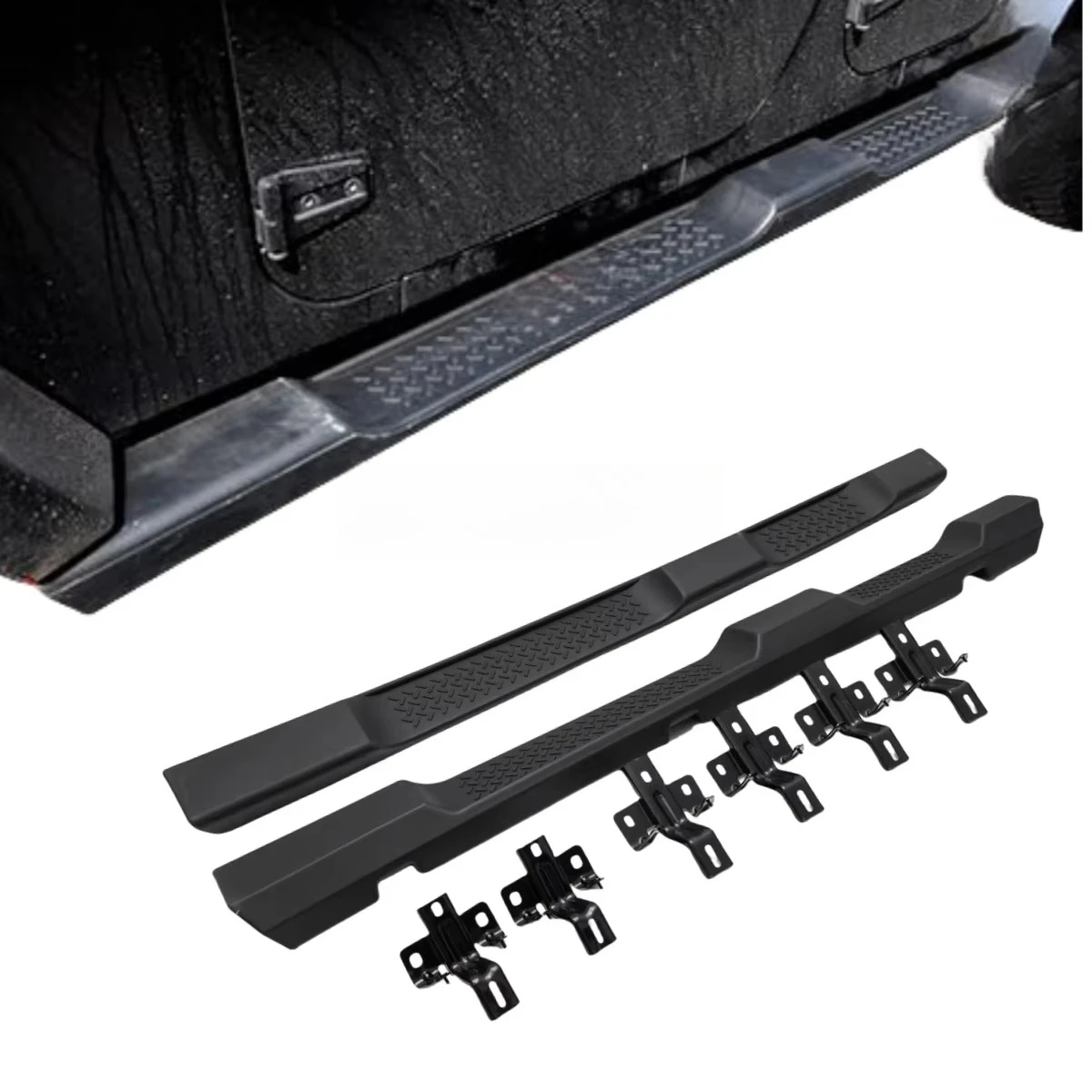 

Running Boards Drop Side Steps Bars Nerf Bars for 2007-2017 Wrangler JK 4 Door