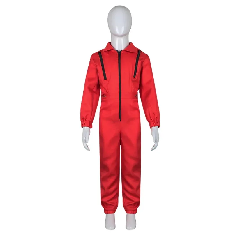 

Children's paper yarn House movie role-playing characters costume Red tooling Coslplay event performance costume