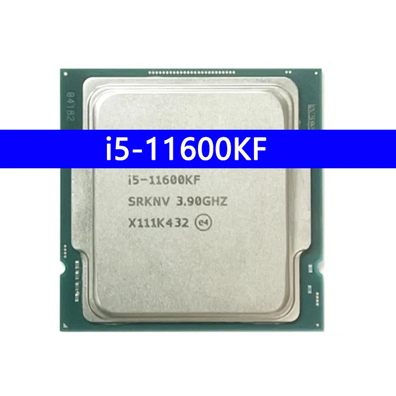 i5-11600KF i5 11600KF processor CPU 6 Cores 12 Threads 3.90 GHz 14 nm L3=12 MB 11th Generation CPU