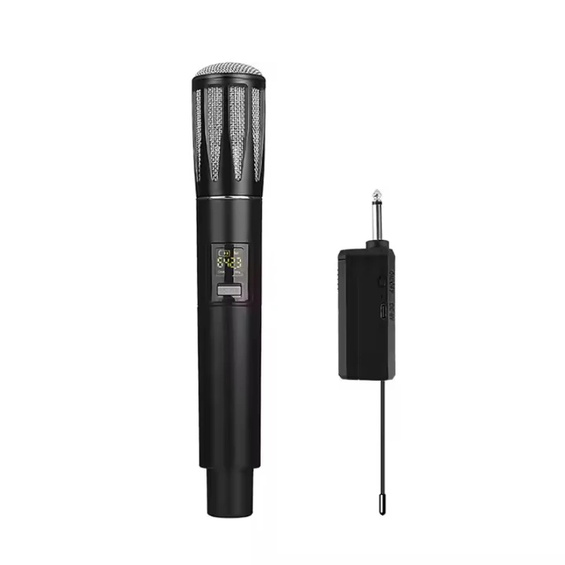 Wireless microphone professional Handheld Karaoke Mic indoor outdoor for Audio Processing and Stage Speakers speech