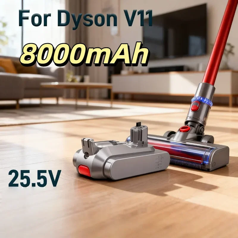 ForV11 SV14/SV17/SV15 Replacement Battery 25.2VCordless Fluffy Motorhead Stick Handhold Vacuum Cleaner, Stable Performance