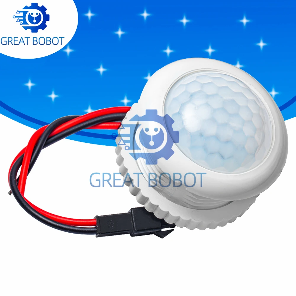 BS 220V 50HZ PIR IR Infrared Human Induction Lamp -Switch Light Control Ceiling Light Motion Sensor On Off 3-6m Top