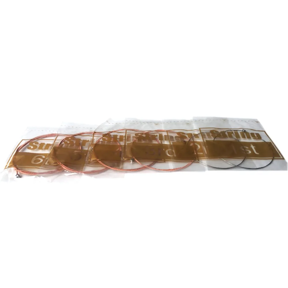 1 Set AG01/CG01/EG01 Acoustic Guitar Strings 6 Strings Sound Electric Guitar Strings Copper Alloy Wound Classical Guitar Strings