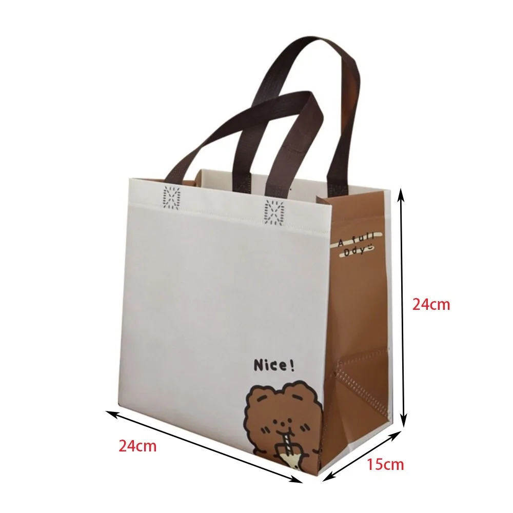 

Hot Sale Non-woven Fabric Shopping Bag Trendy Casual Handbag Large Capacity Waterproof Underarm Bag Daily Life