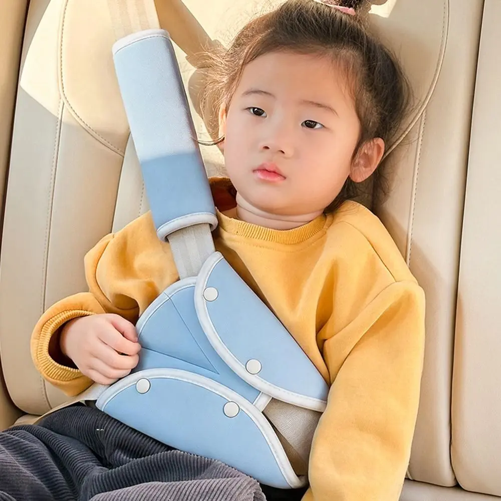Adjustable Seat Belt Adjuster Anti-Strangle Anti-Pinch Car Seat Belt Cover Easy Installation Comfortable