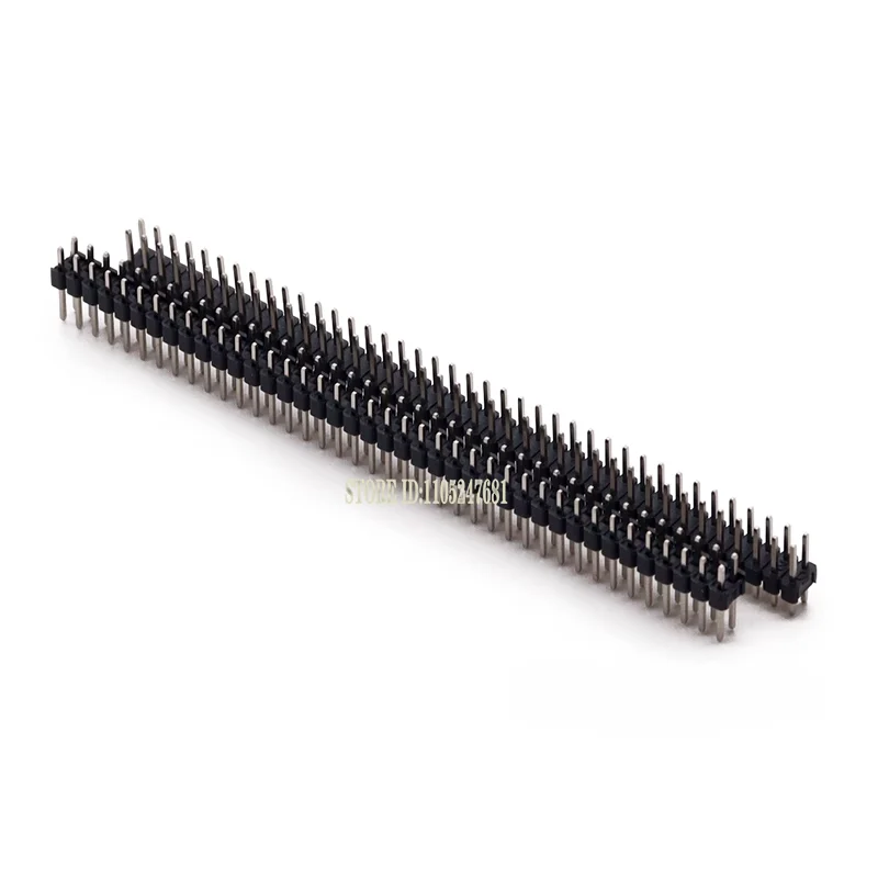 5/10Pcs 2.54mm 40 Pin 1x40 2X40 Single/Double Row Male Female 2.54 Pin Header PCB JST Connector Strip Right angle For Arduino