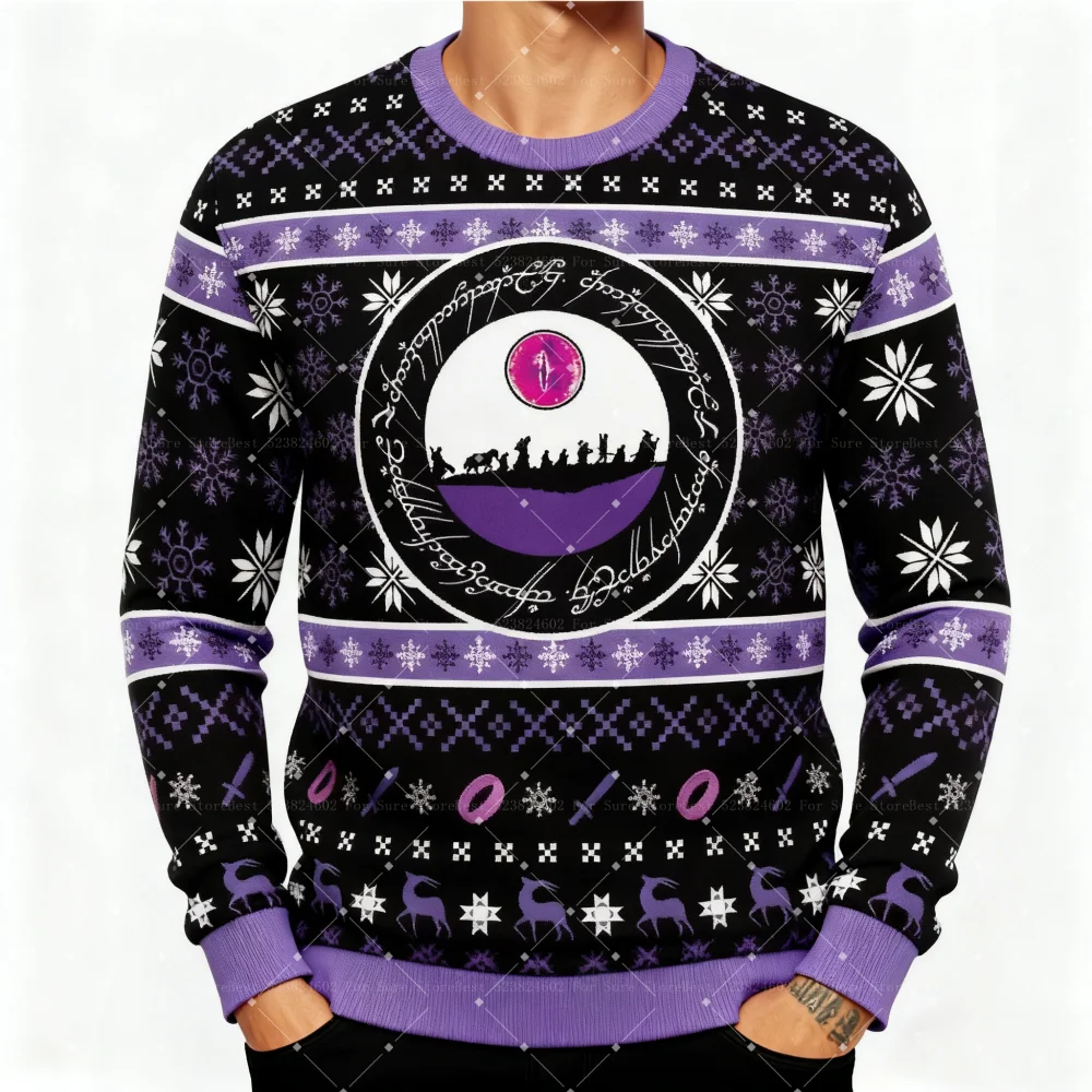 2026 خواتم القذرة الهوبيس القبيح عيد الميلاد البلوز الكرتون أنيمي النساء الرجال البلوز القمم موضة زوجين هوديي البلوز