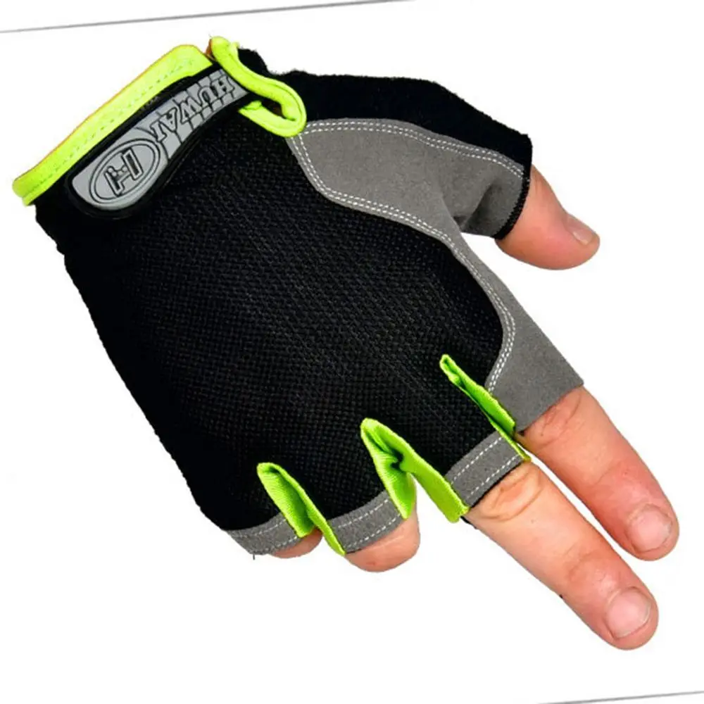 Men and Women Cycling Equipment Half Finger Gloves Wrist Wrap Cycling Gloves Sport Mittens Gym Gloves