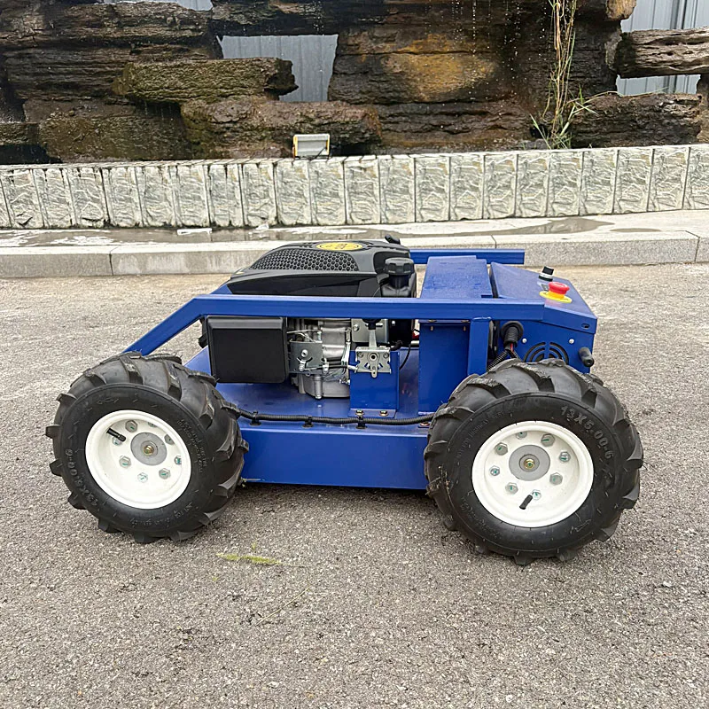 

Customized all-terrain agricultural farm robot lawn mower, remote-controlled zero-rotation lawn mower