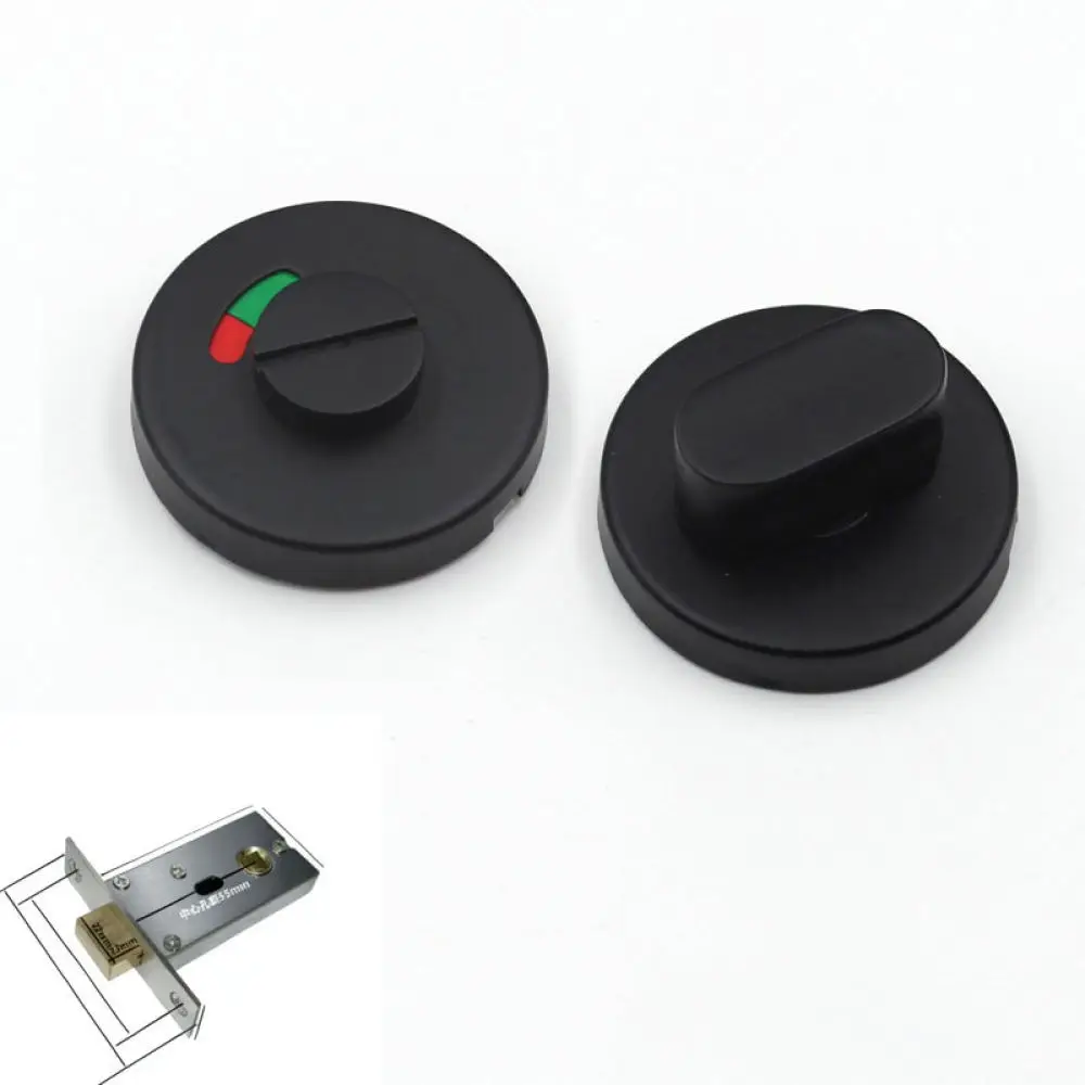 Stainless Steel Restroom Partition Door Lock Indicator Privacy Bolt For Public Toilet Latch Hardware Durable Accessory