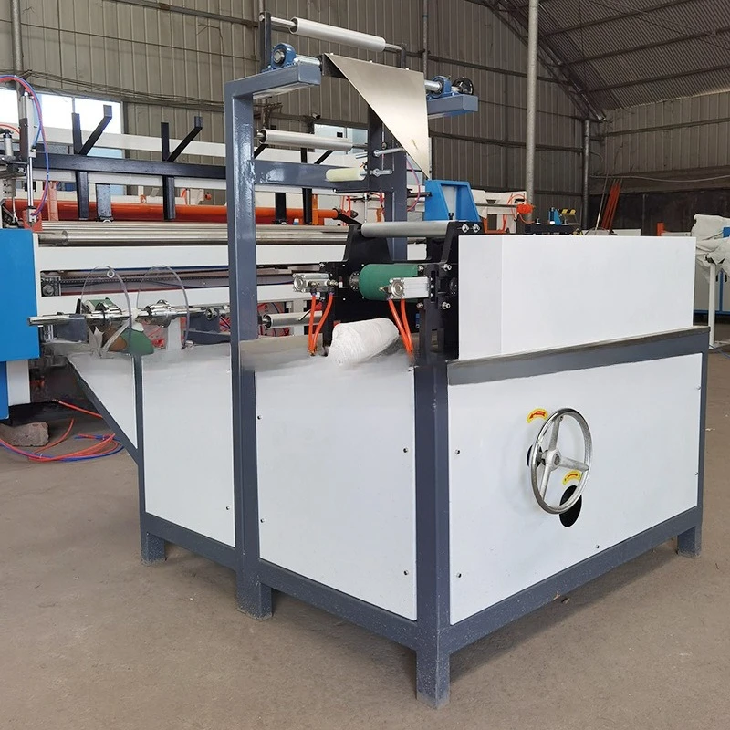 Roll-up makeup remover cleansing towel equipment, disposable roll-up cotton towel processing equipment