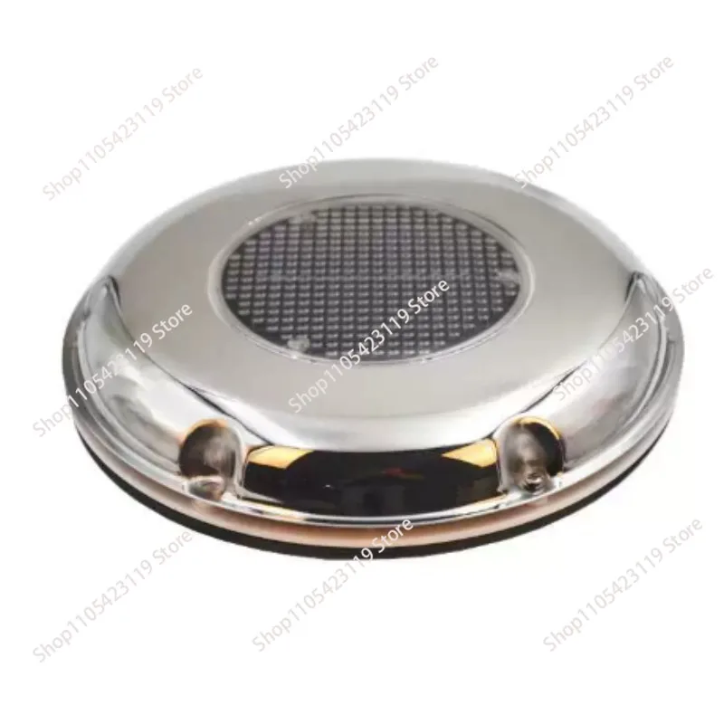 Solar exhaust fan High-end yacht stainless steel ventilation equipment RV exhaust fan Toilet ventilation