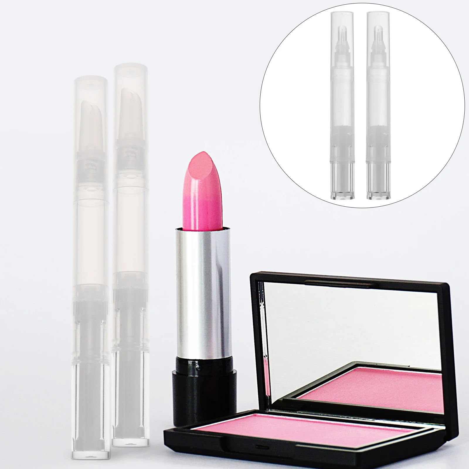 

5Pcs 5ml Lip Gloss Tubes Premium Material Durable Sturdy Long Time Use DIY Lip Gloss Bottles Lipstick DIY Tubes