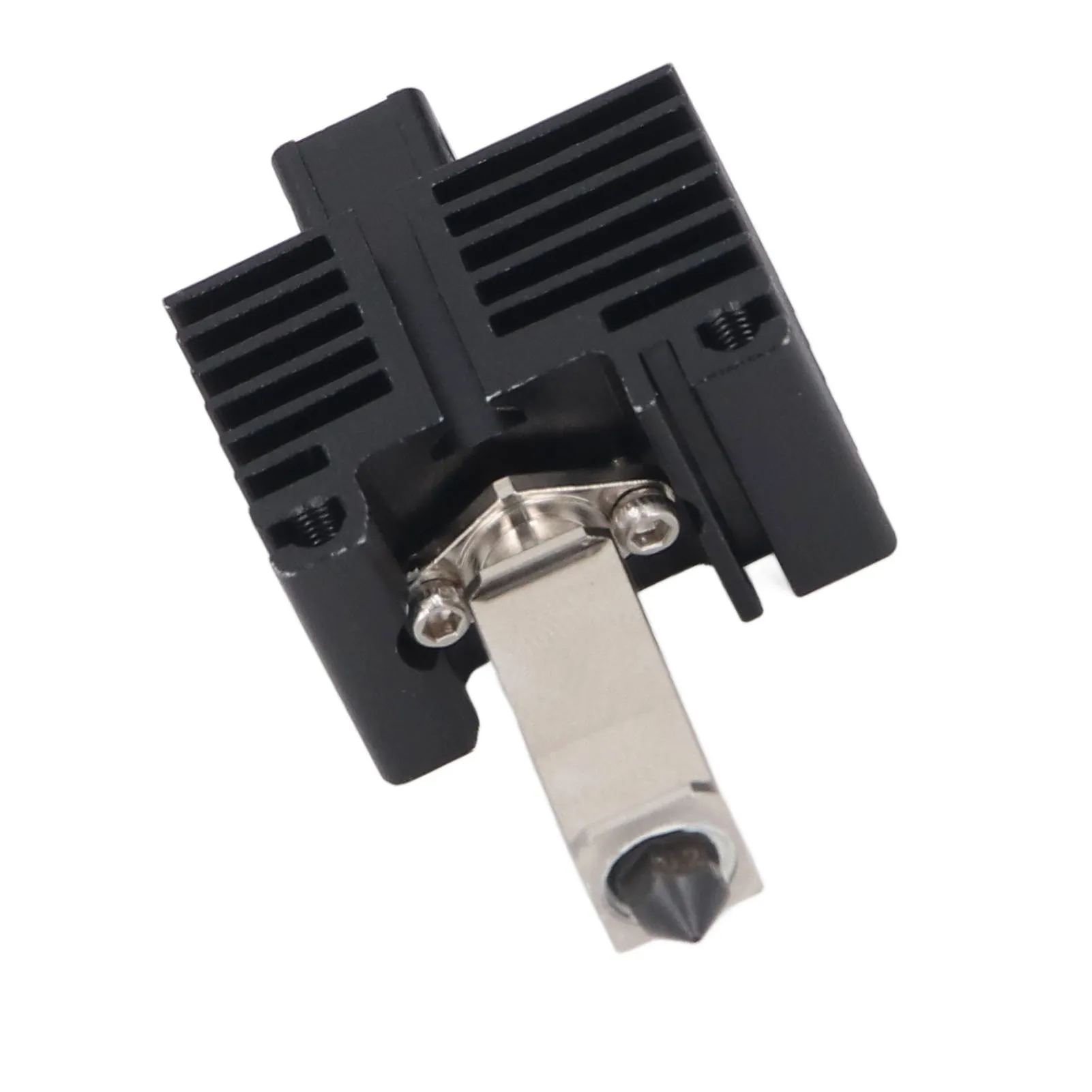 Atualizar kit de extremidade quente 0.2mm extrusora de bico de aço endurecido extremidade quente com ventilador 2510, adequado para impressora 3d bambu p1p p1s 0.2mm bico