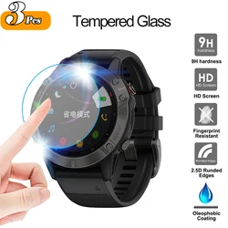 3Pcs Tempered Glass Protection for Garmin Fenix 7 7S 7X 5 5S Plus 6 6S 6X Pro Screen Protector HD Clear Watch Protective Film