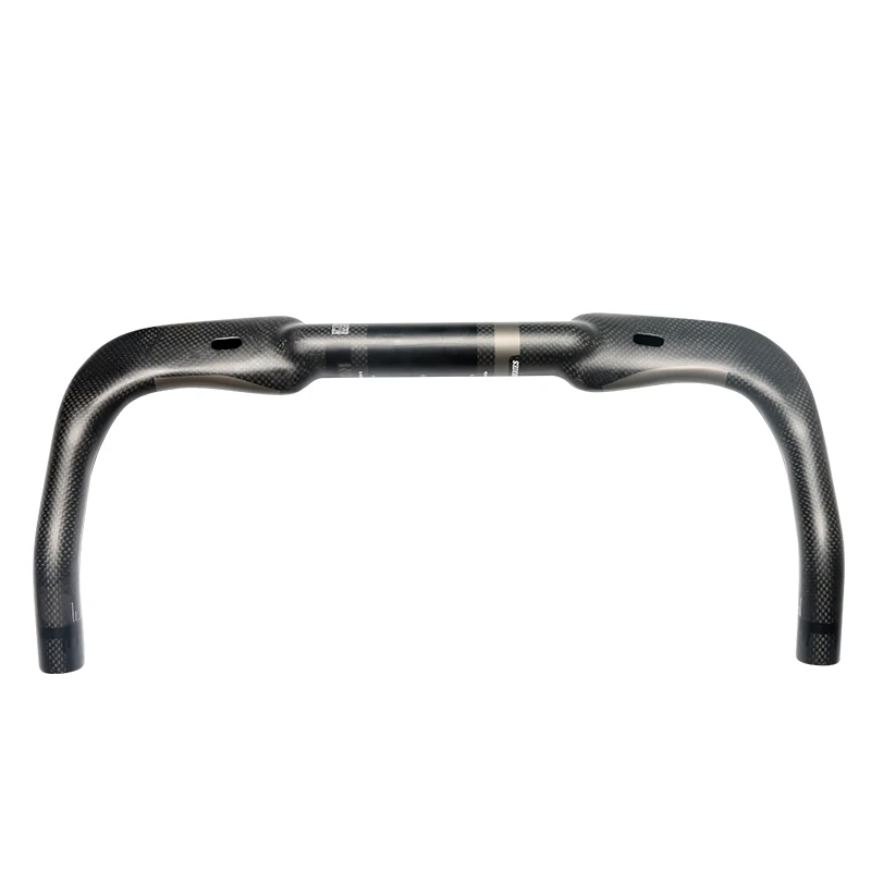 New ASIACOM racing Road bike matte 3K carbon rest handlebar flat TT style Fixed Gear bicycle handlebars 31.8*400-440mm new