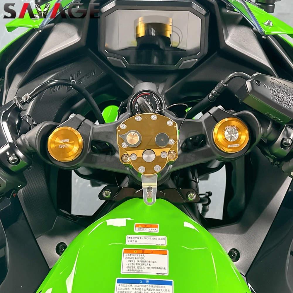 ZX4R 2026 Steering Damper Stabilizer For Kawasaki Ninja ZX-25R/SE ZX4R 2026 Steering Damper Stabilizer For Kawasaki Ninja ZX-25R/SE