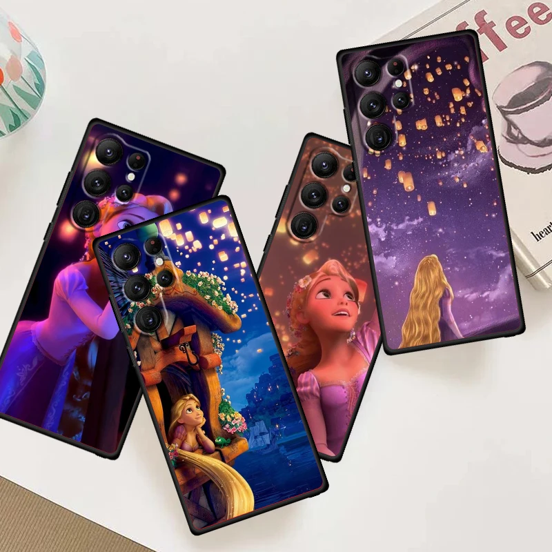 

Disney Princess Prince Love For Samsung Galaxy S24 S23 S22 S21 S20 FE S10 S10E Plus Ultra Pro Lite 5G Black Soft Phone Case