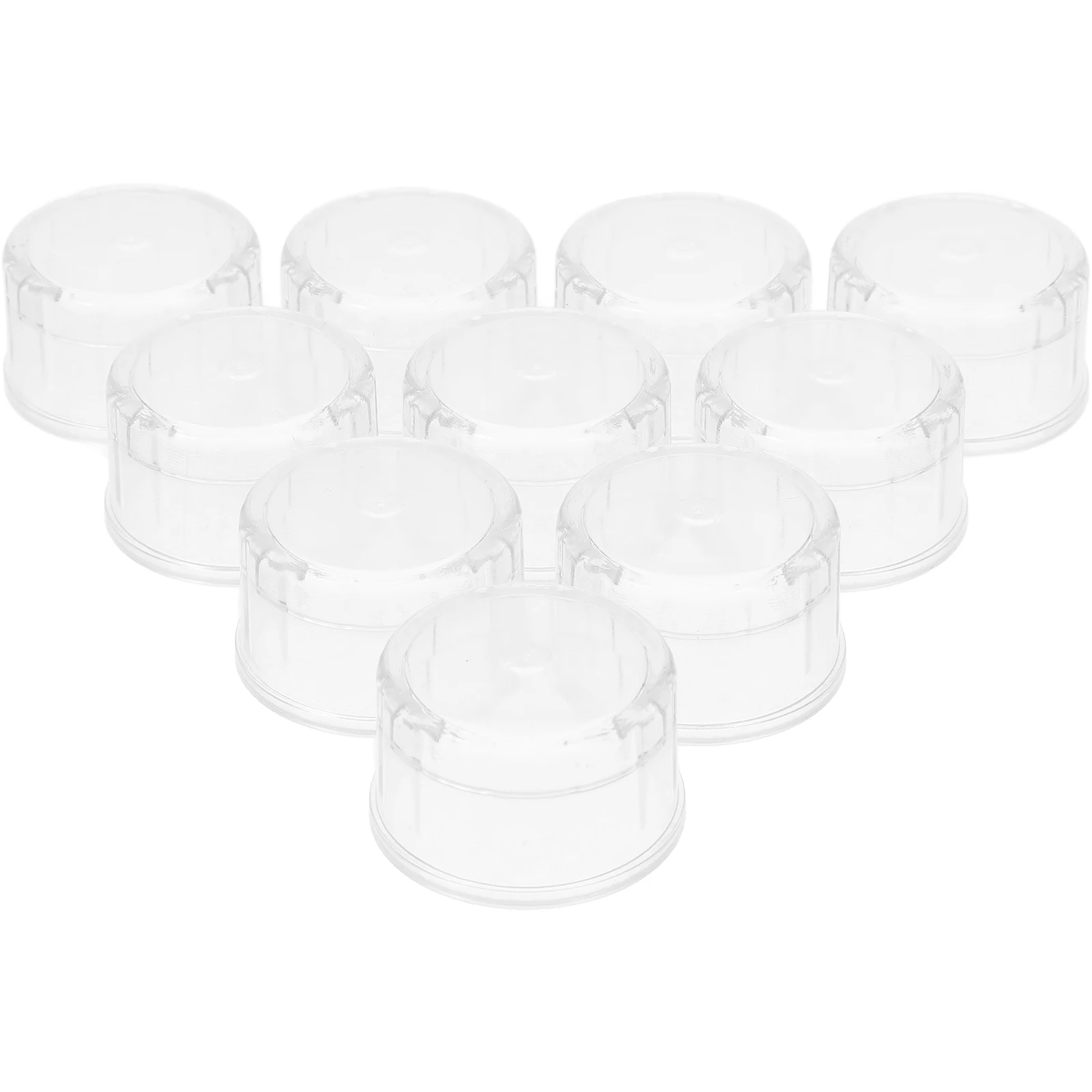 

10 Pcs Chek Pot Lid Functional Cup Covers Shaker Lids Plastic Juice Glass Practical