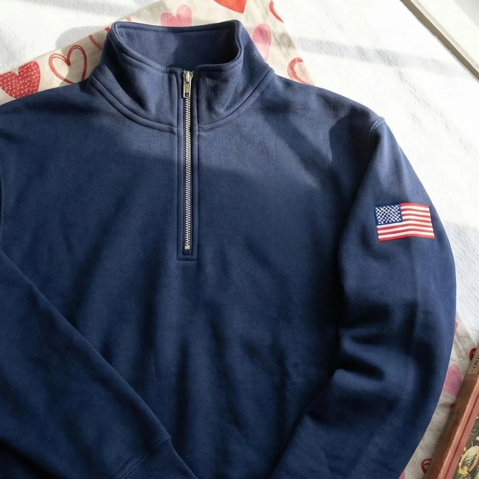 Sweat-shirt à capuche vintage  - Mens Fashion Quarter Zip avis et prix
