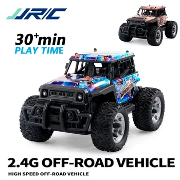 JJRC Q181 30km/h 1:20 RC Car with LED Lights 2.4Ghz Dual Motors RC Monster Truck All Terrain Off Road High Speed ​​RC Racing Car