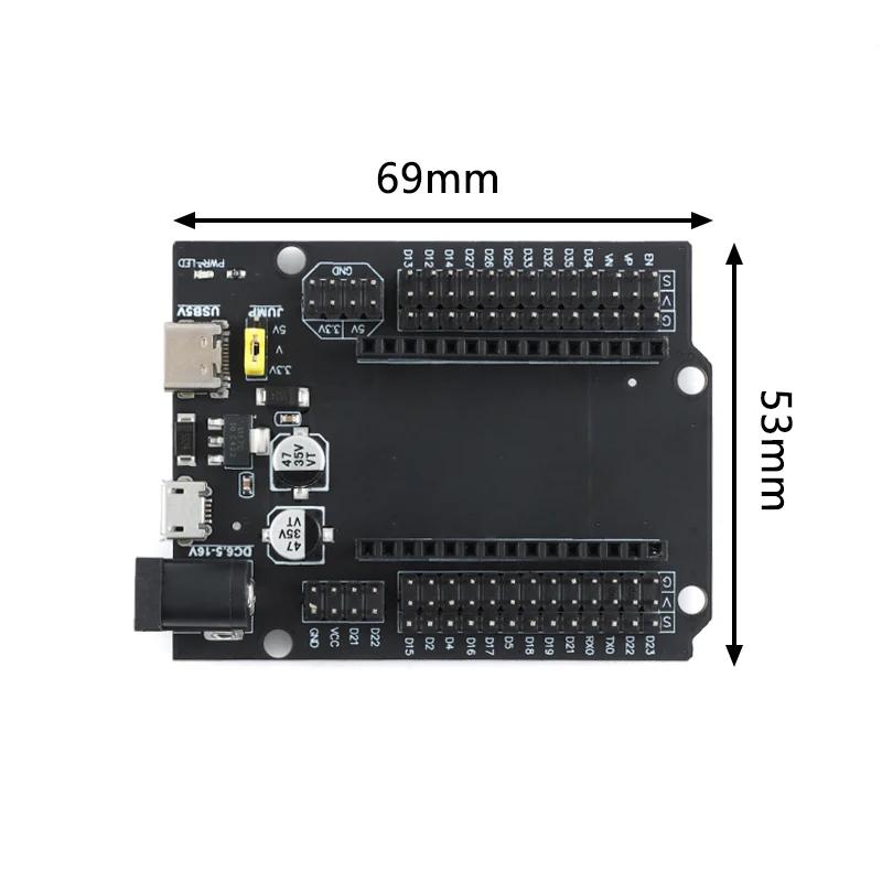 ESP32 Development Board TYPE-C USB CH340C WiFi+Bluetooth Ultra-Low Power Consumption Dual Core ESP32-DevKitC-32 ESP-WROOM