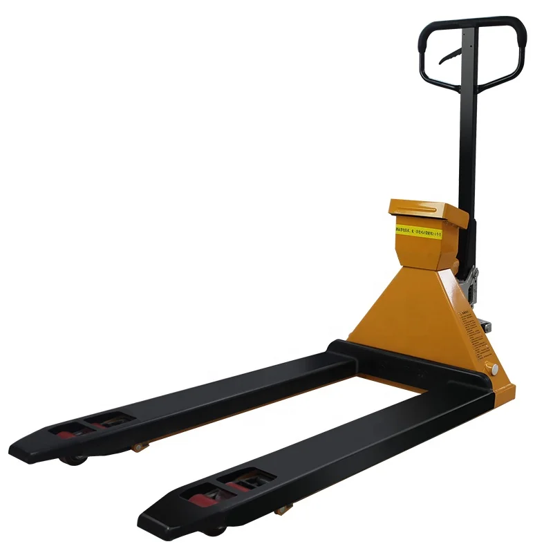 2000 kg 3 Ton Pallet Jack Scale Electronic Forklift Weighing Scale Hand Pallet Truck With Weigh Scale