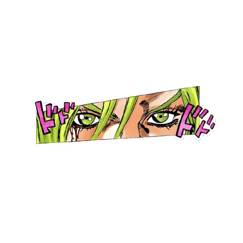 Autocollant de voiture JDM Eyes Peering |   Autocollant créatif en vinyle Anime pour fenêtre, pare-chocs, décoration de véhicule DIY, 20x6,7 cm