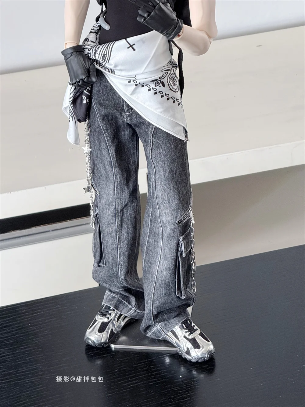 BJD Doll Shoes Toy ID75 Soft Soled Sports Black White Boys Girls Exercise Handsome Sneaker Casual Shoes Girls Doll Accessories