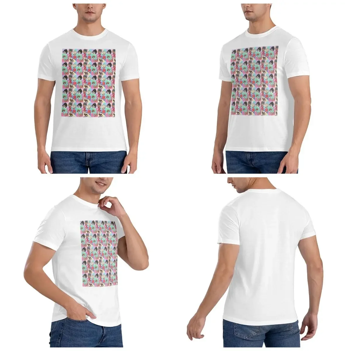 100% Cotton Toca Squad Toca Boca Backpack T-Shirt Men's Classic Oversized T Shirt Men Round Neck Summer Shirts Tops S-6XL