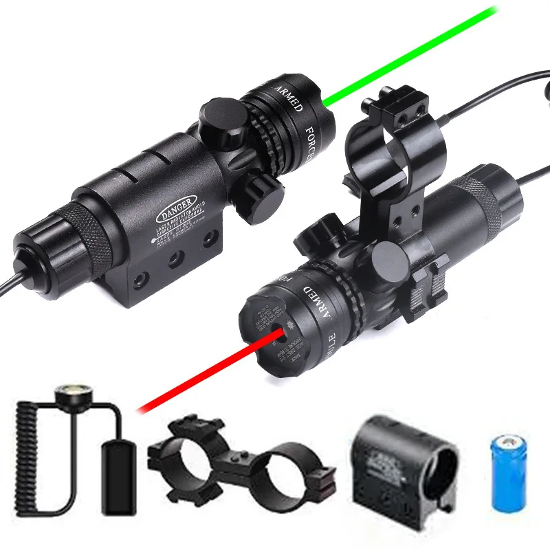 

803 green laser sight, laser sight, adjustable up, down, left, right, waterproof and shock-resistant, laser sight