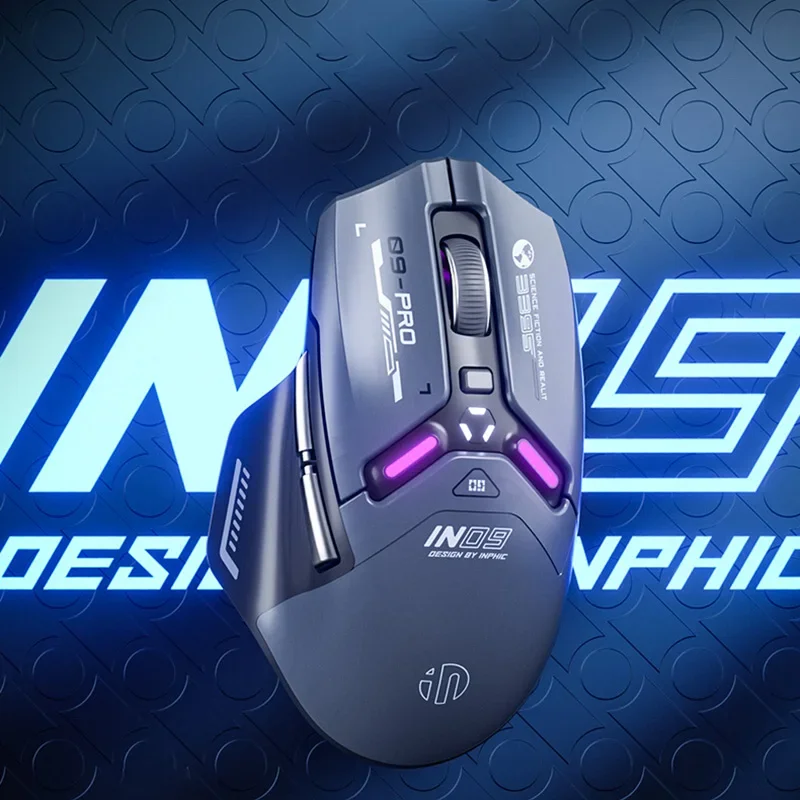 Imagem -06 - Mouse Gamer sem Fio em 9pro Modo Usb 2.4g Bluetooth Rgb 26000dpi Paw3395 Longa Resistência para Jogo Esport