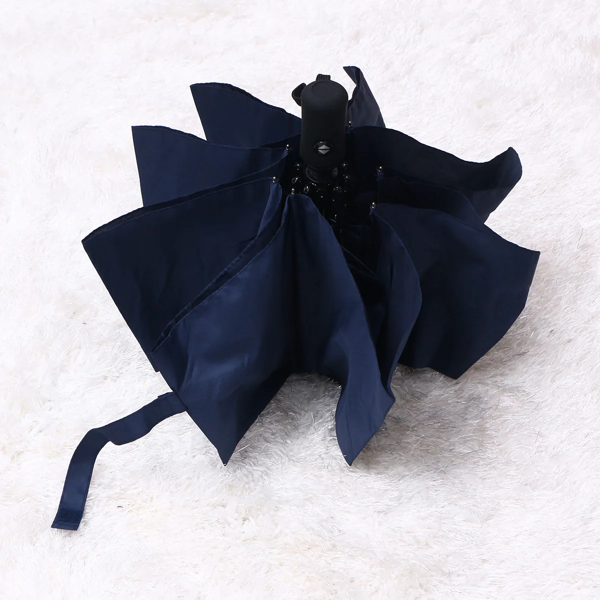 

Anti UV Umbrella Lightweight Portable Automatic 8 Ribs Sun Rain Protection Foldable Travel Umbrella Transparent Black