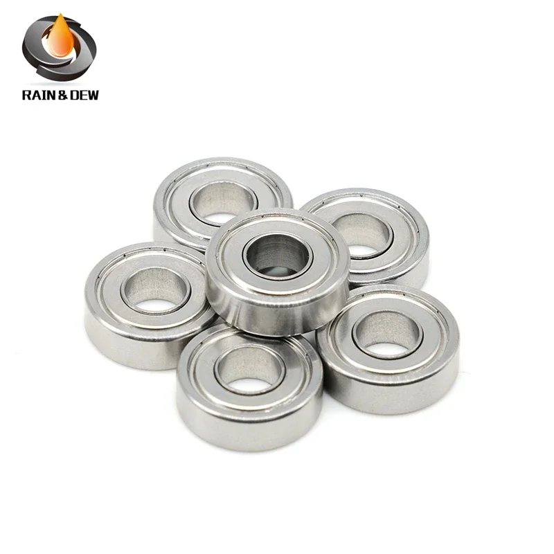 10Pcs S 698 ZZ  8X19X6mm ABEC-9 Stainless Steel Ball Bearing  698 ZZ