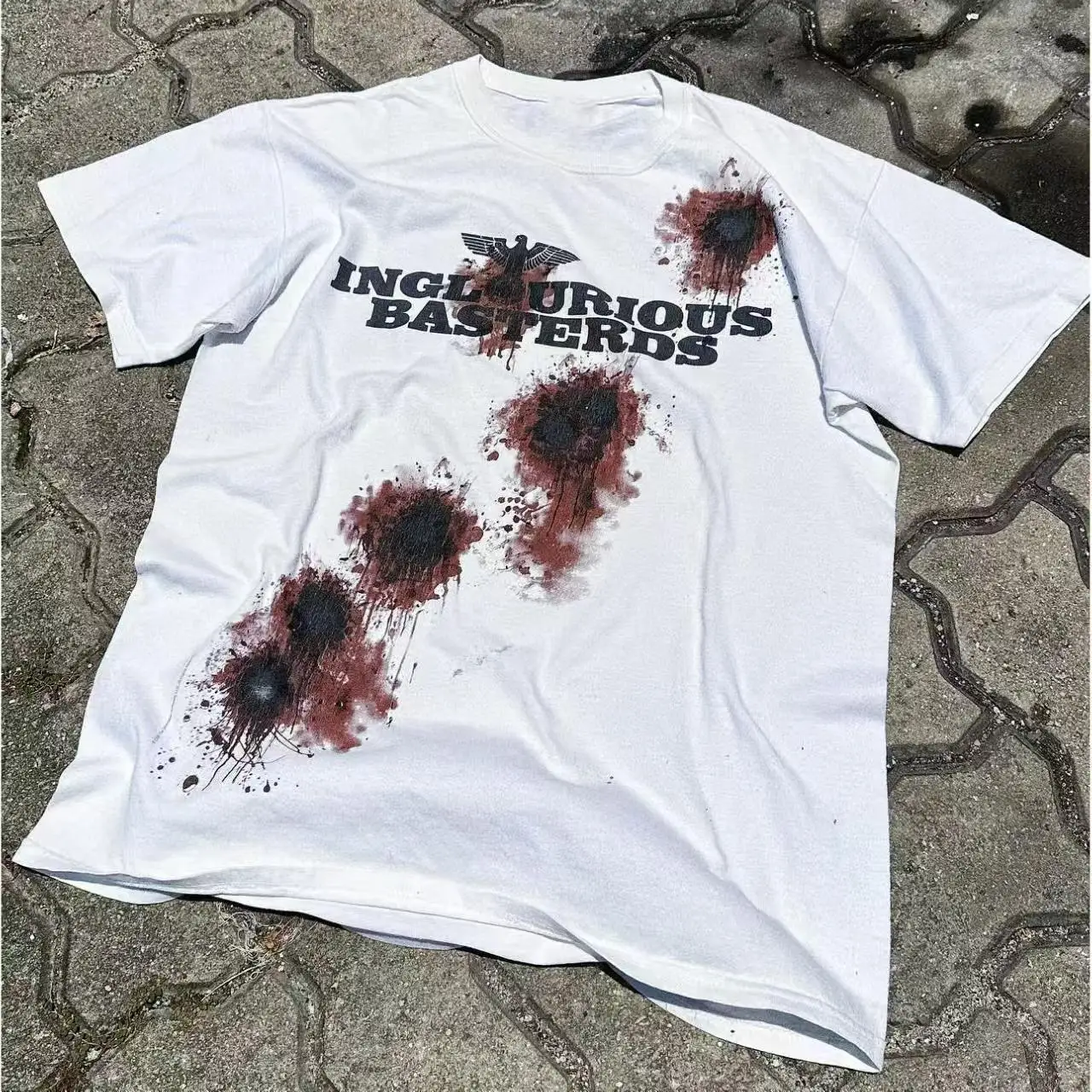 

90s Retro Summer Hip Hop Trend Fashion Pattern Women T shirt American Gothic Harajuku Leisure Sports Couple Short Sleeve Tops