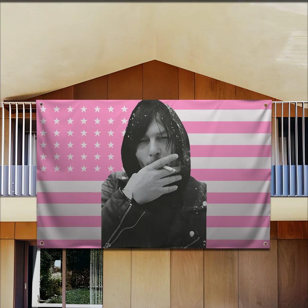 American Dead D-Daryl Dixon Flag For Garden Flags Party Living Room Home Balcony Wall Decor Banner Bedroom Tapestry Outdoor