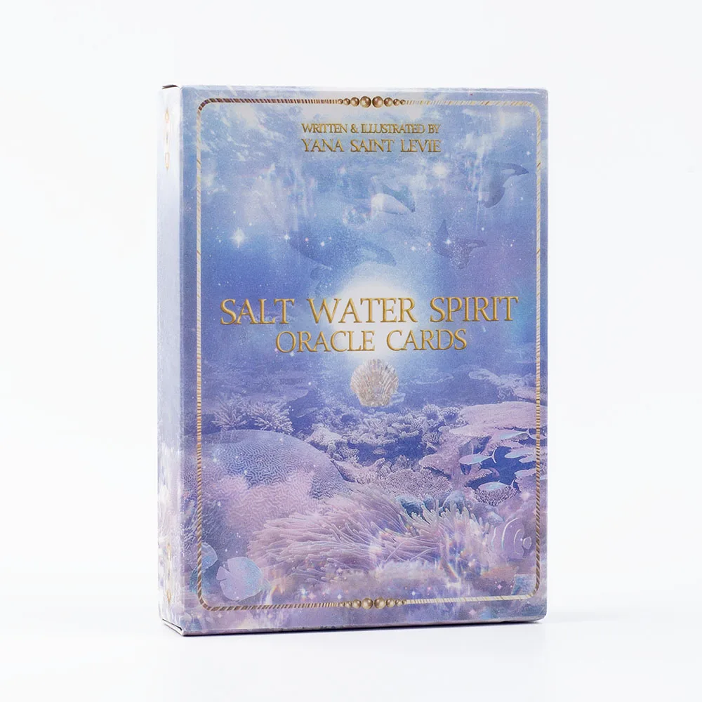 Salt Water Spirit Oracle Cards English Visions Divination Edition Deck Board Playing Games