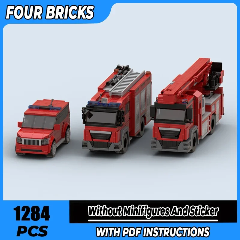 

Moc строительные блоки Arnhem пожарная машина пакет технология модульные кирпичи модель подарки рождественские игрушки наборы «сделай сам» сборка