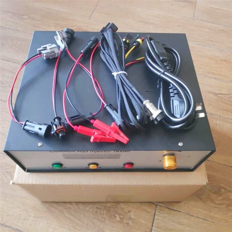 Working in AM-CRI200 common rail injector pulse tester, capable of testing electromagnetic and piezoelectric injectors